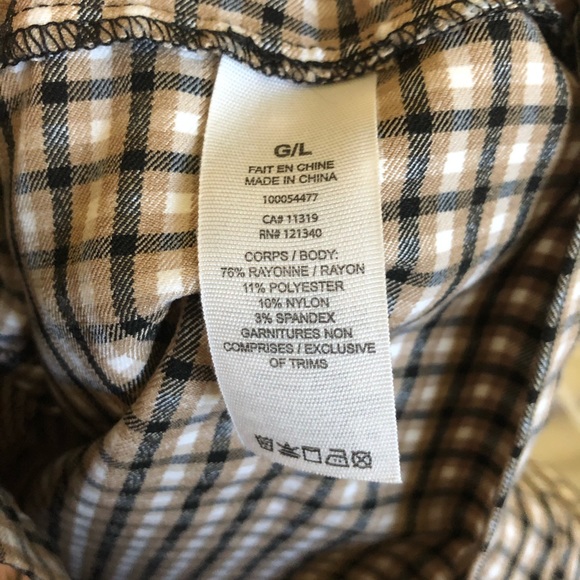 Plaid Y2K Beige Mini Skirt - Picture 4 of 5